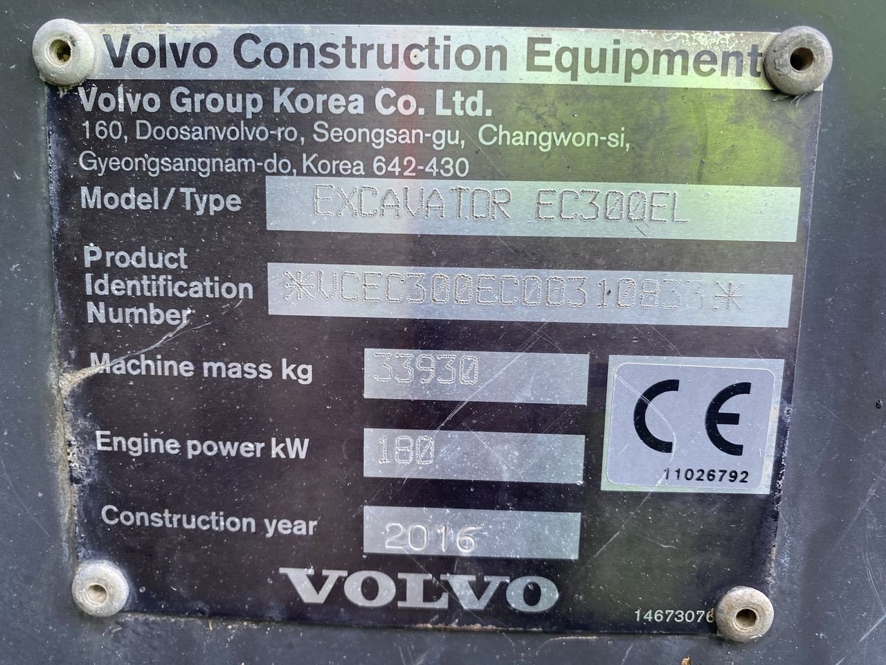 Bagger tip Volvo EC300EL, Gebrauchtmaschine in Skive (Poză 13)