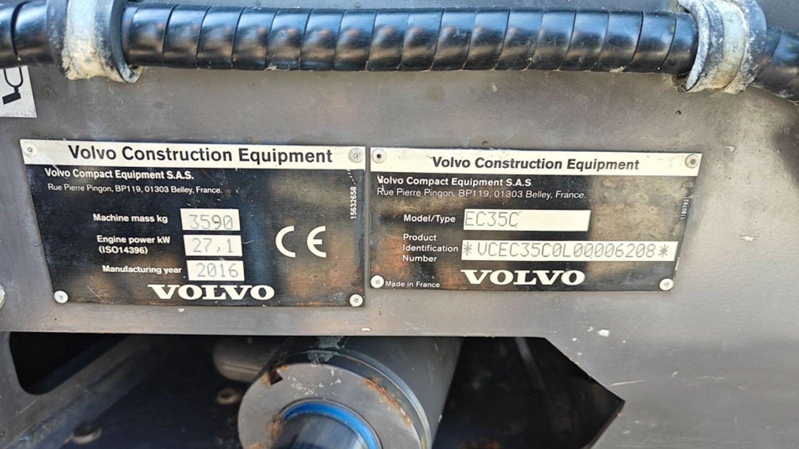 Bagger typu Volvo EC35C, Gebrauchtmaschine w Vrå (Zdjęcie 20)