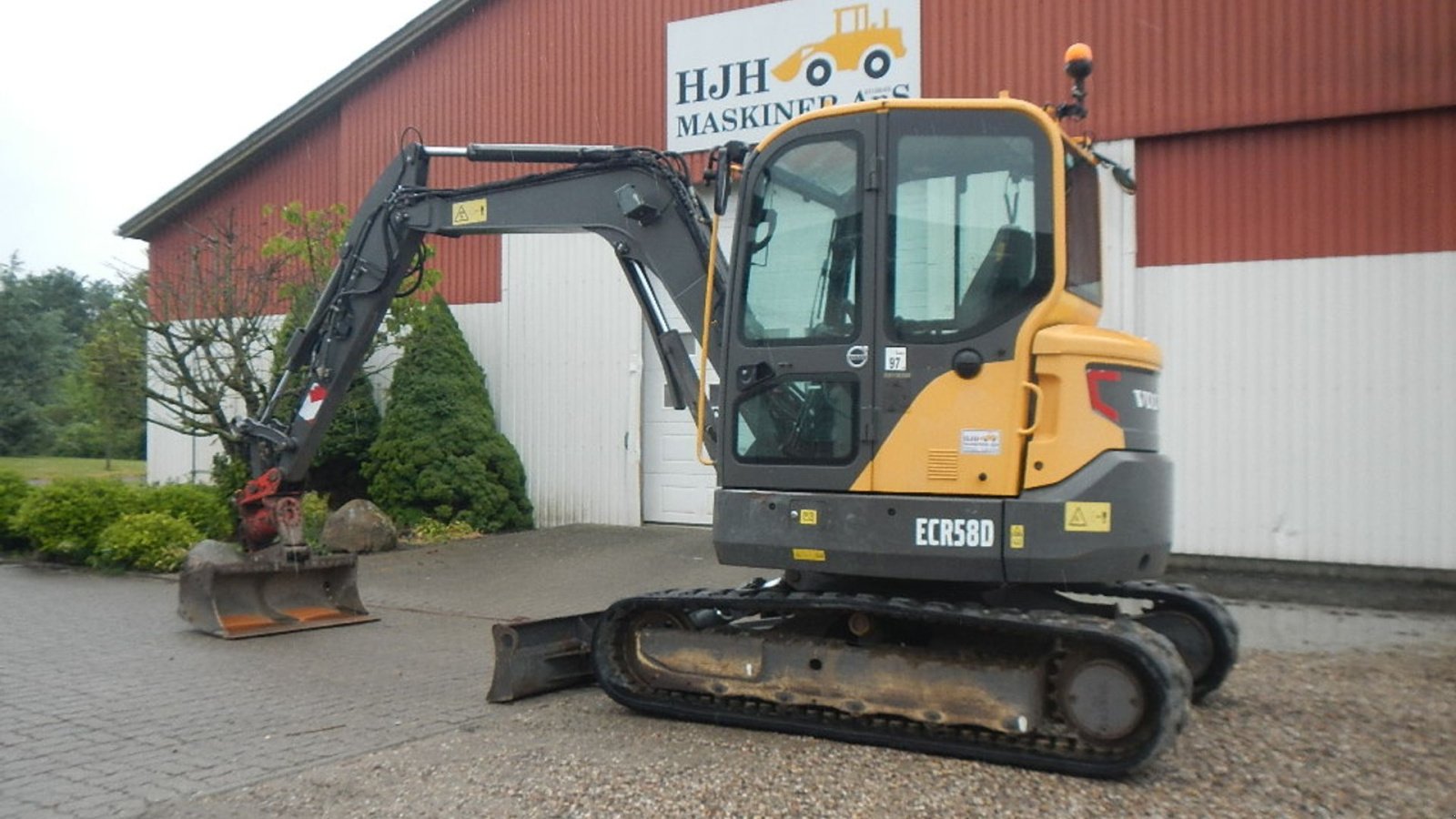 Bagger of the type Volvo ECR 58 D, Gebrauchtmaschine in Aabenraa (Picture 2)