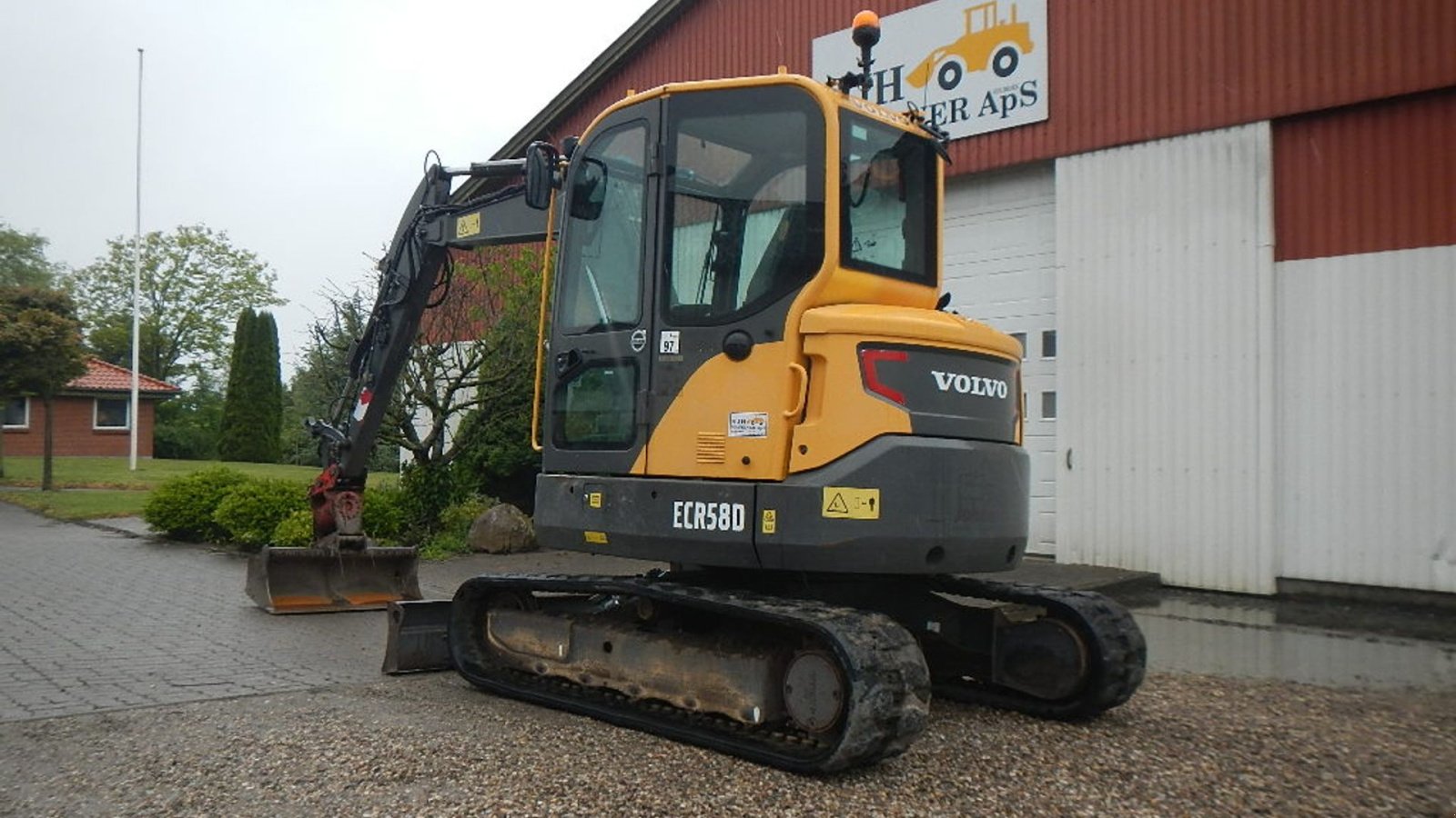 Bagger of the type Volvo ECR 58 D, Gebrauchtmaschine in Aabenraa (Picture 11)