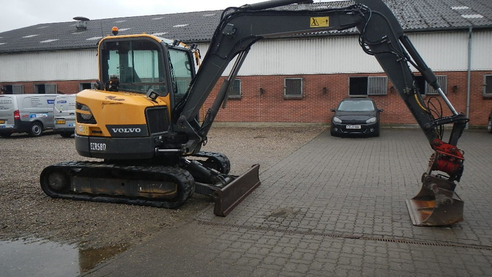 Bagger of the type Volvo ECR 58 D, Gebrauchtmaschine in Aabenraa (Picture 12)