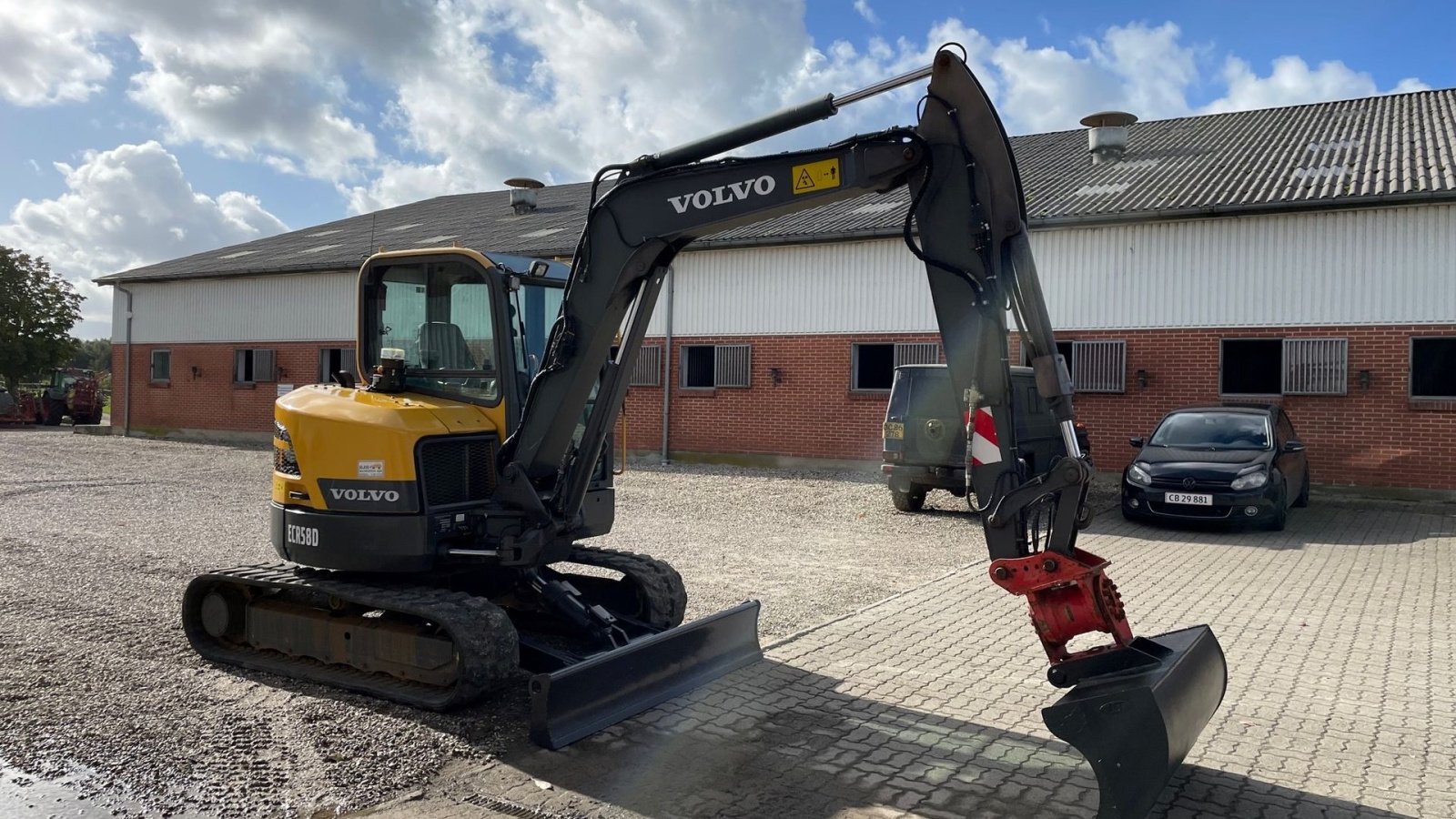 Bagger Türe ait Volvo ECR 58 D, Gebrauchtmaschine içinde Aabenraa (resim 13)