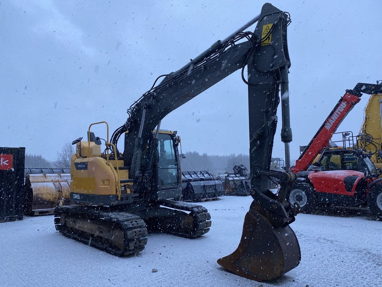 Bagger Türe ait Volvo ECR145EL, Gebrauchtmaschine içinde Skive (resim 5)