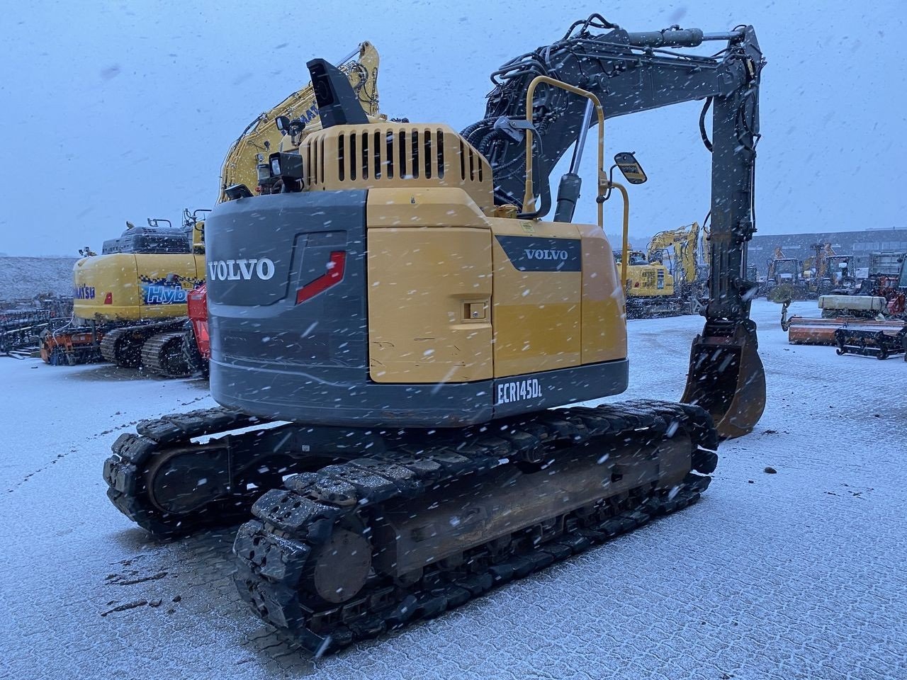 Bagger Türe ait Volvo ECR145EL, Gebrauchtmaschine içinde Skive (resim 4)