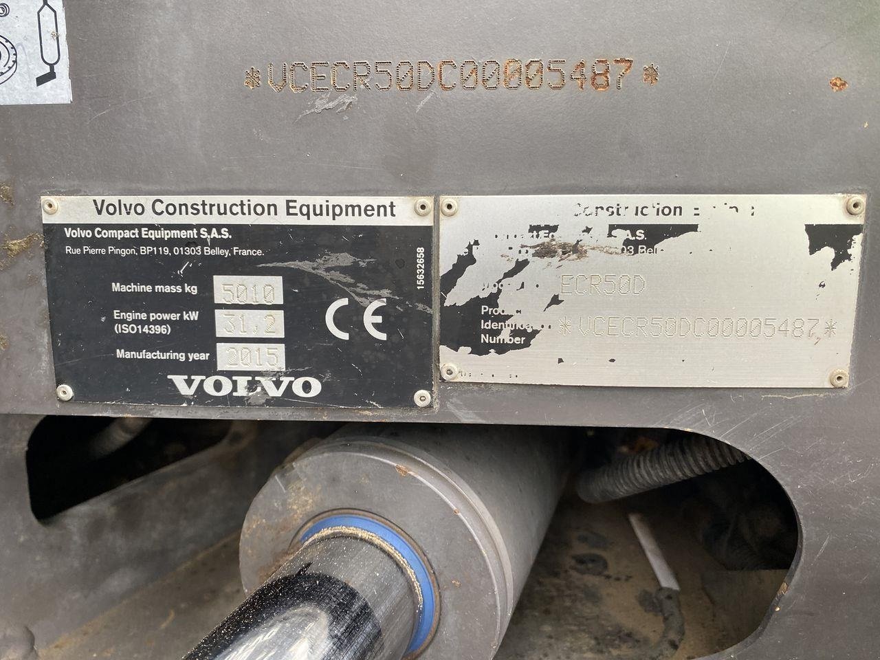 Bagger des Typs Volvo ECR50, Gebrauchtmaschine in Skive (Bild 13)