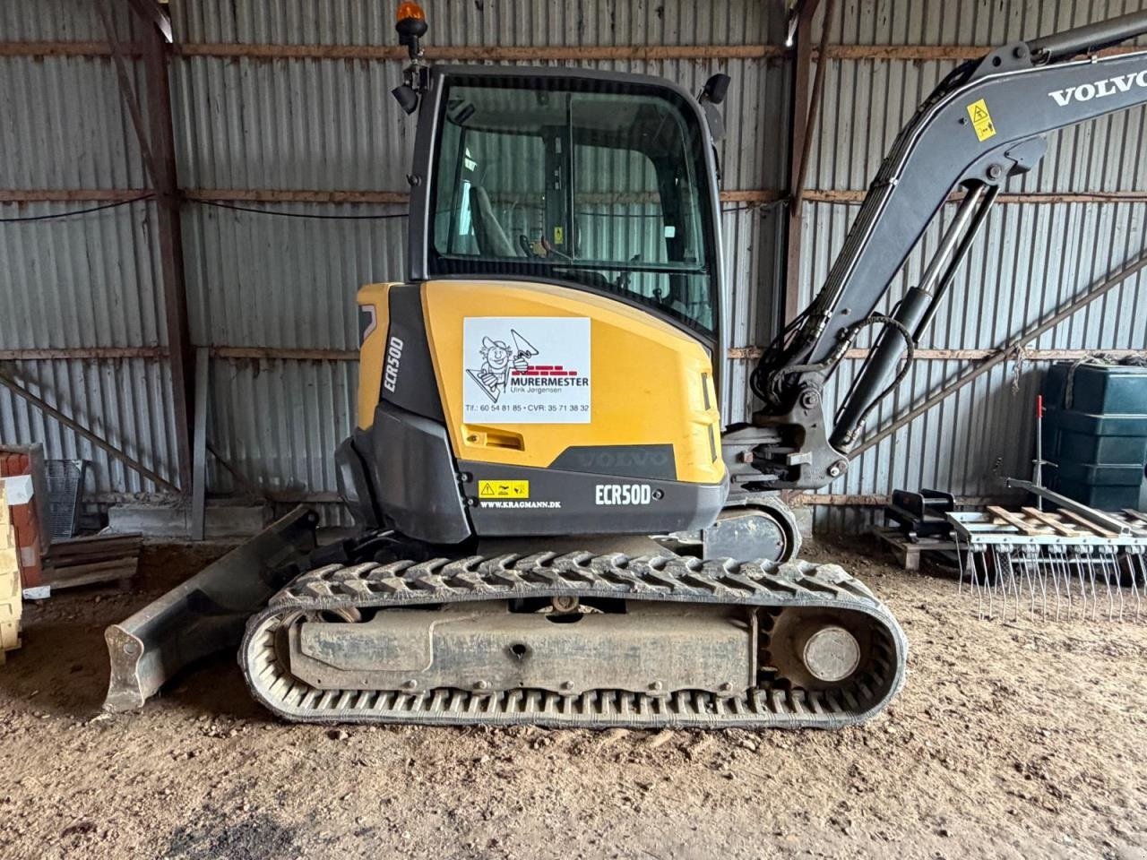 Bagger des Typs Volvo ECR50D, Gebrauchtmaschine in Middelfart (Bild 4)