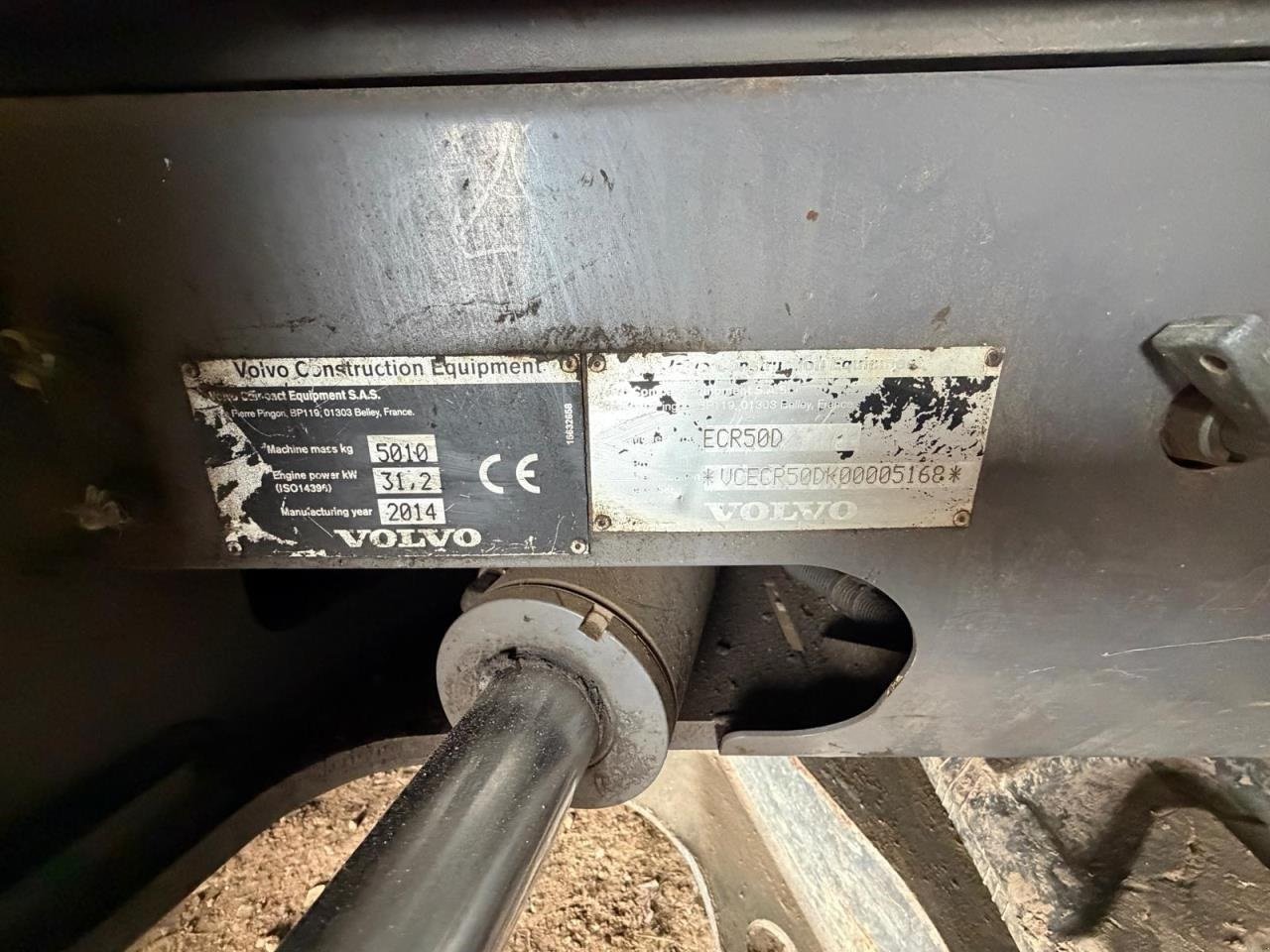 Bagger des Typs Volvo ECR50D, Gebrauchtmaschine in Middelfart (Bild 2)