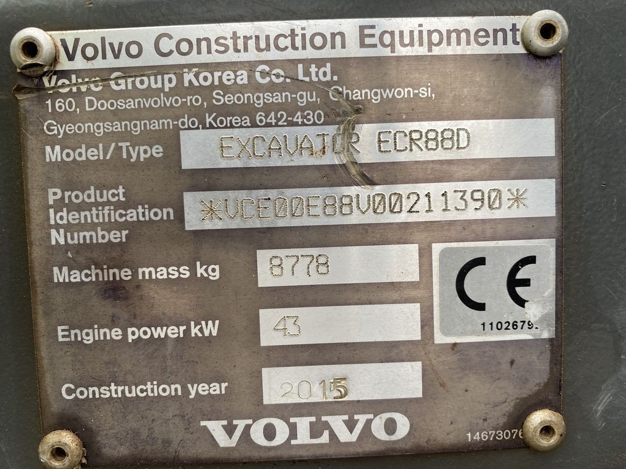 Bagger typu Volvo ECR88D, Gebrauchtmaschine v Skive (Obrázek 13)