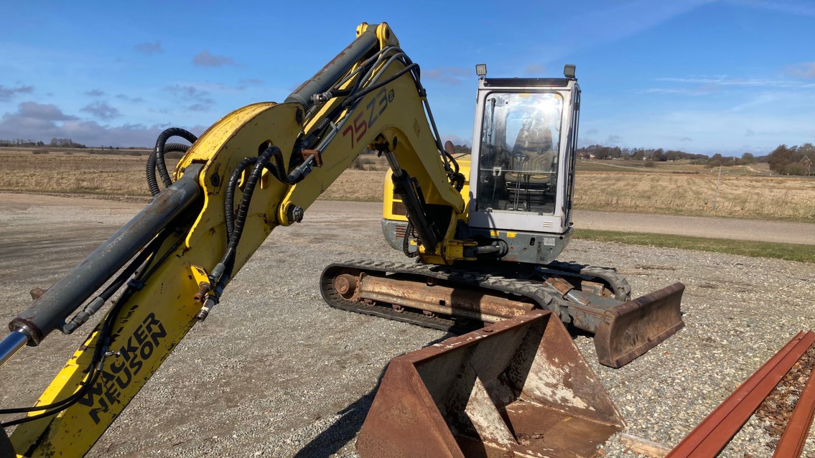 Bagger del tipo Wacker Neuson 75z3, Gebrauchtmaschine en Skive (Imagen 12)