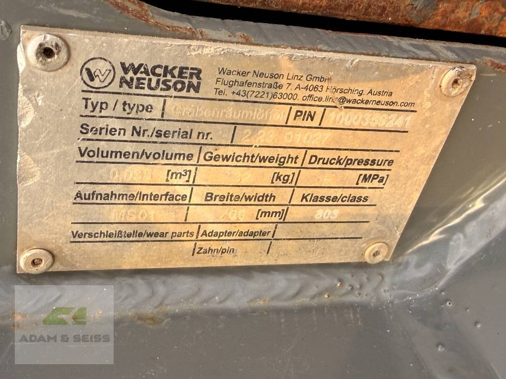 Bagger του τύπου Wacker Neuson 803, Gebrauchtmaschine σε Neudrossenfeld (Φωτογραφία 13)