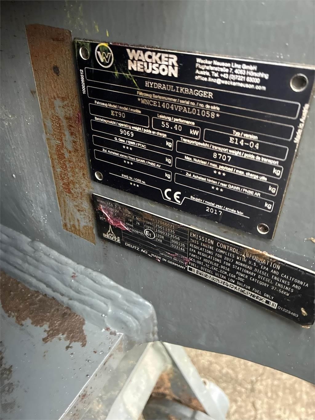 Bagger του τύπου Wacker Neuson Et 90, Gebrauchtmaschine σε Vojens (Φωτογραφία 7)