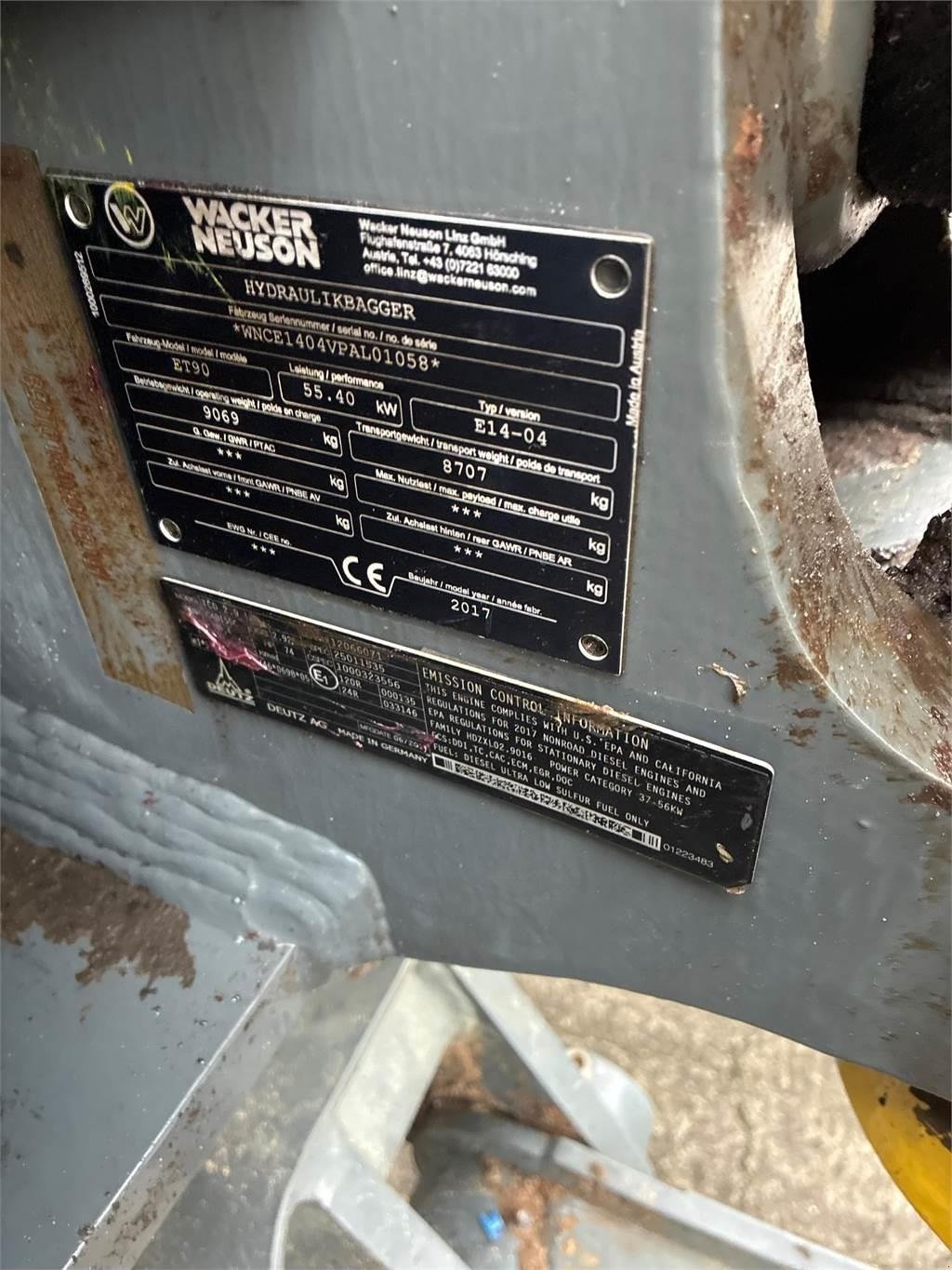 Bagger του τύπου Wacker Neuson Et 90, Gebrauchtmaschine σε Vojens (Φωτογραφία 8)