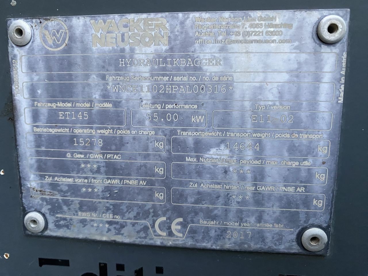 Bagger tip Wacker Neuson ET145, Gebrauchtmaschine in Skive (Poză 13)