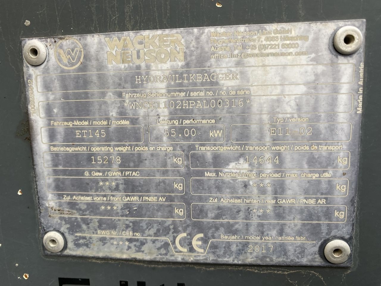 Bagger za tip Wacker Neuson ET145, Gebrauchtmaschine u Skive (Slika 13)