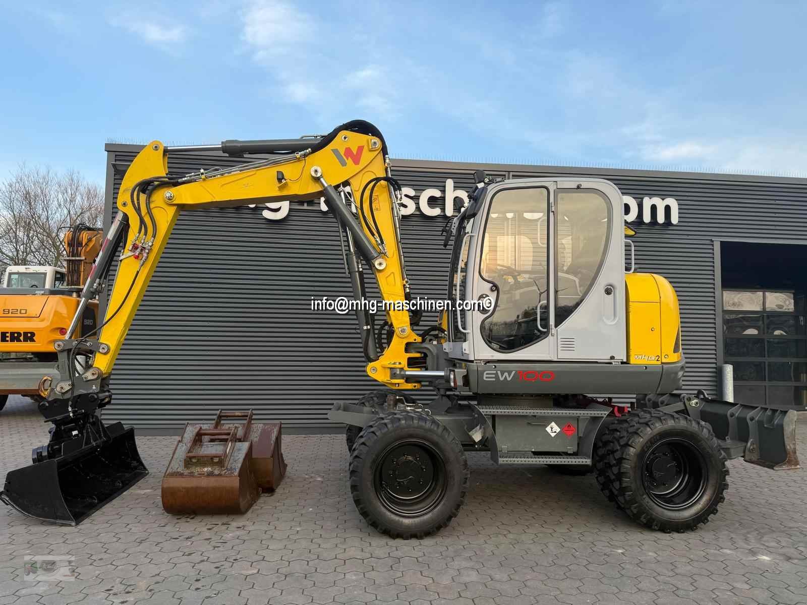 Bagger от тип Wacker Neuson EW100 BJ 2018, Klima, 1.Hd., Gebrauchtmaschine в Gescher (Снимка 1)