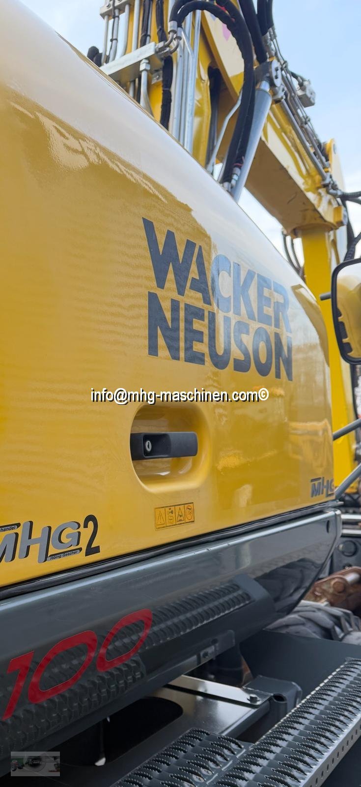 Bagger от тип Wacker Neuson EW100 BJ 2018, Klima, 1.Hd., Gebrauchtmaschine в Gescher (Снимка 5)