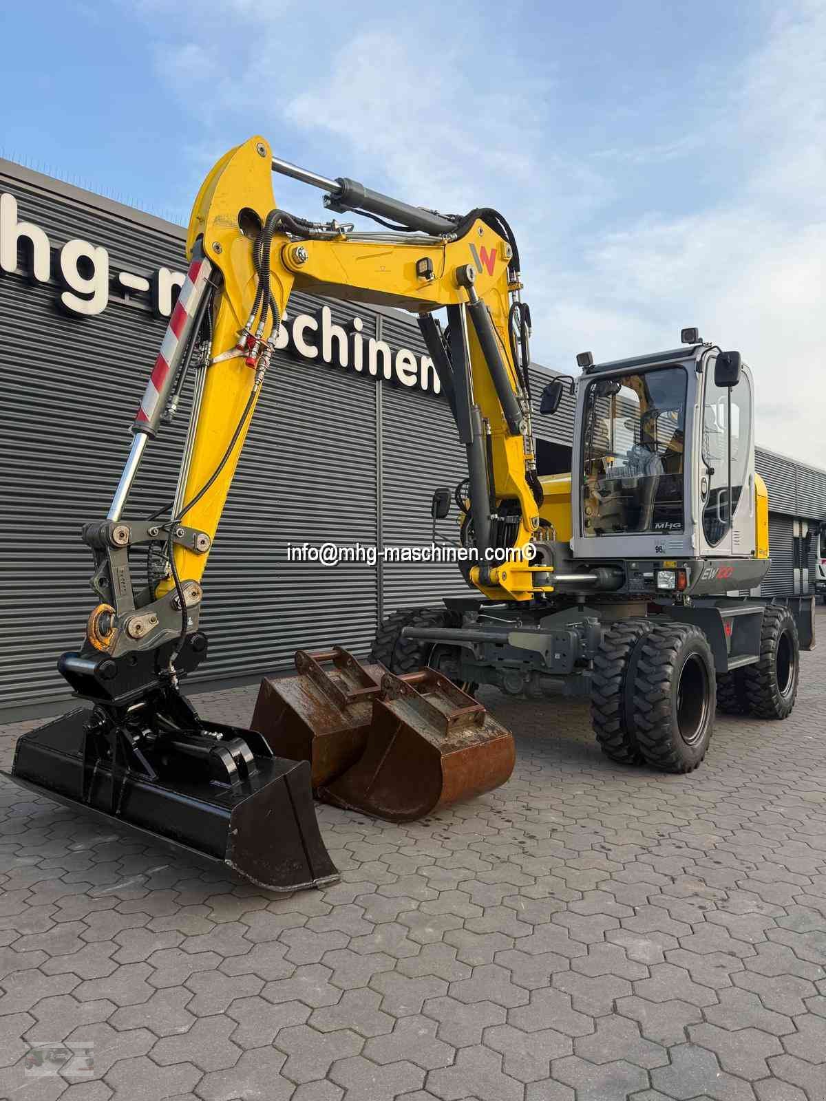 Bagger tipa Wacker Neuson EW100 Klima, 1Hd. BJ2018, Gebrauchtmaschine u Gescher (Slika 1)