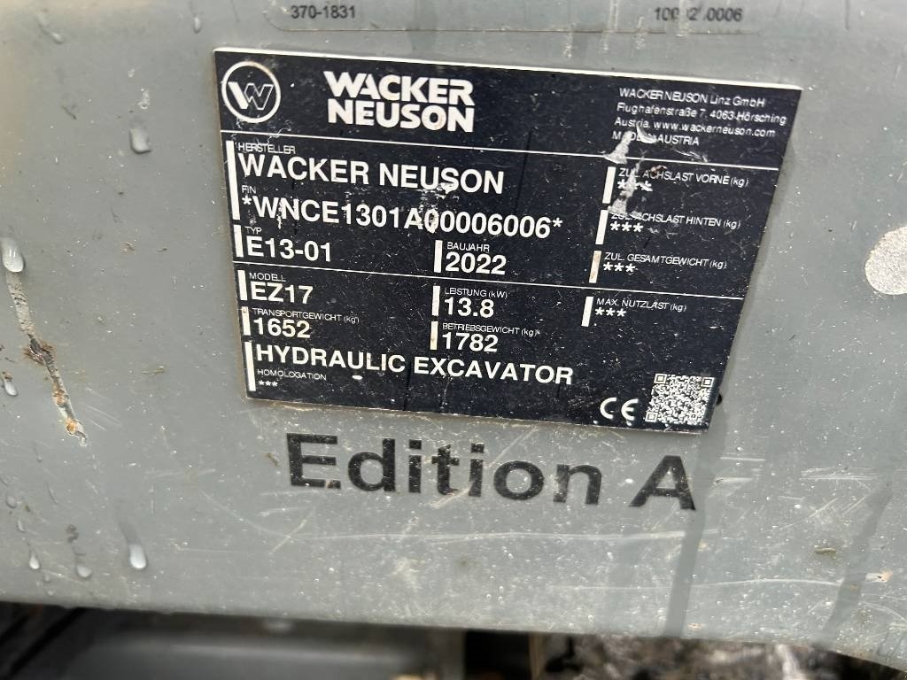 Bagger του τύπου Wacker Neuson EZ17, Gebrauchtmaschine σε Neudrossenfeld (Φωτογραφία 20)