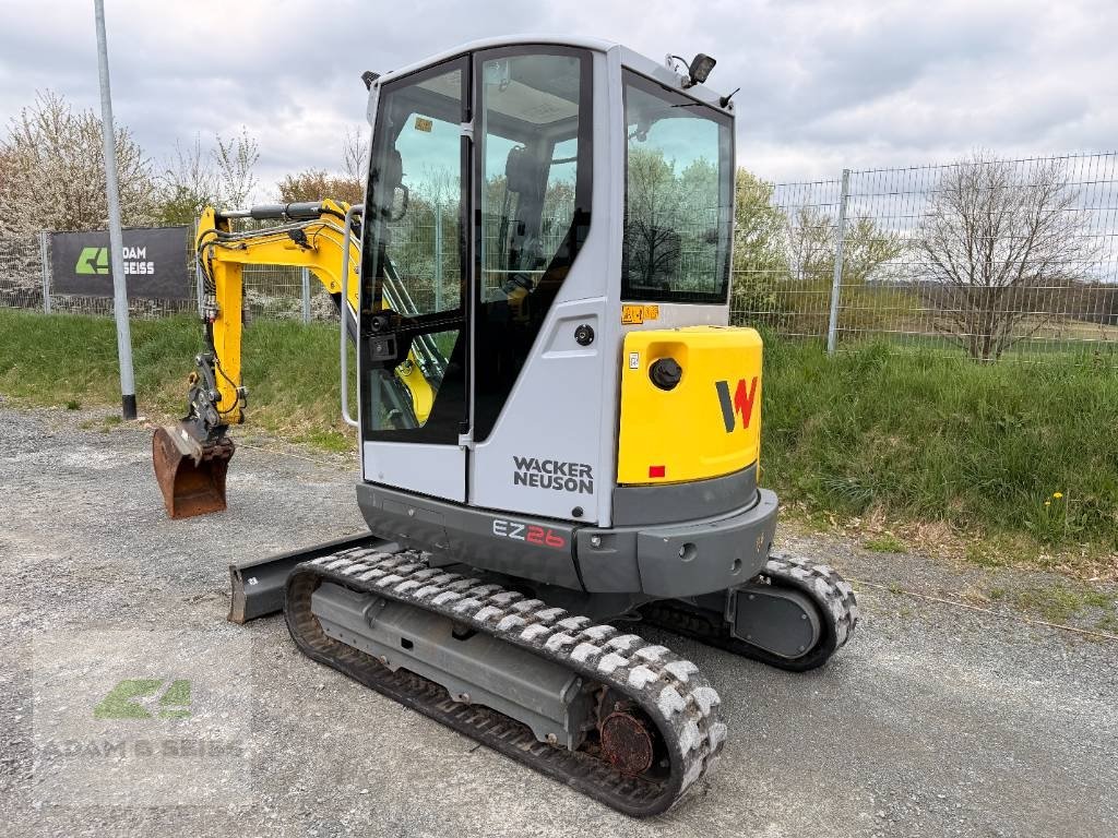 Bagger типа Wacker Neuson EZ26, Gebrauchtmaschine в Neudrossenfeld (Фотография 10)