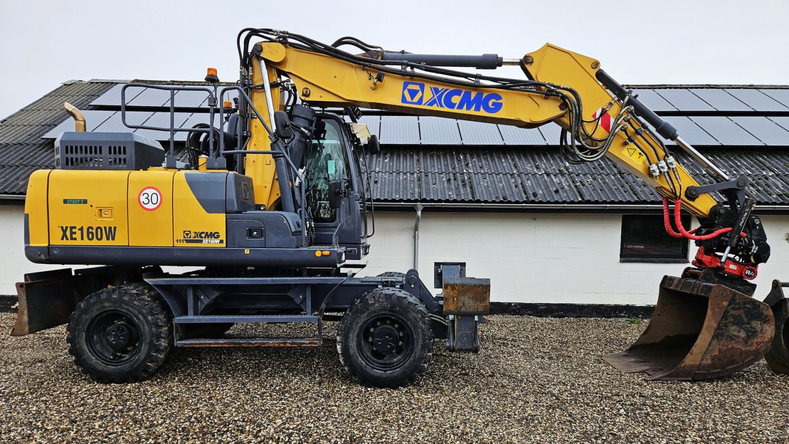 Bagger Türe ait XCMG XE160W / rotortilt / meget udstyr / 3500 timer, Gebrauchtmaschine içinde Arden (resim 1)