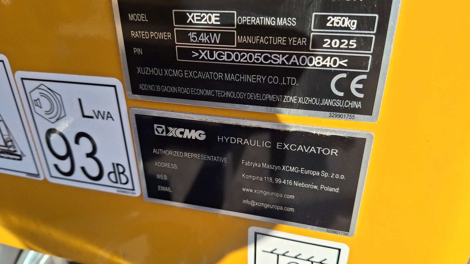 Bagger typu XCMG Xe20e MED A/C, Gebrauchtmaschine v Rødekro (Obrázek 8)