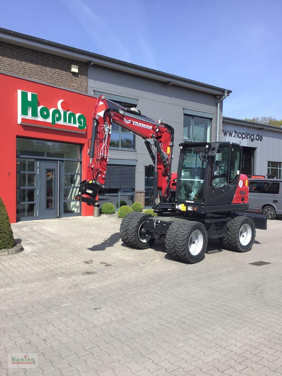 Bagger typu Yanmar B75W, Gebrauchtmaschine v Bakum (Obrázek 1)