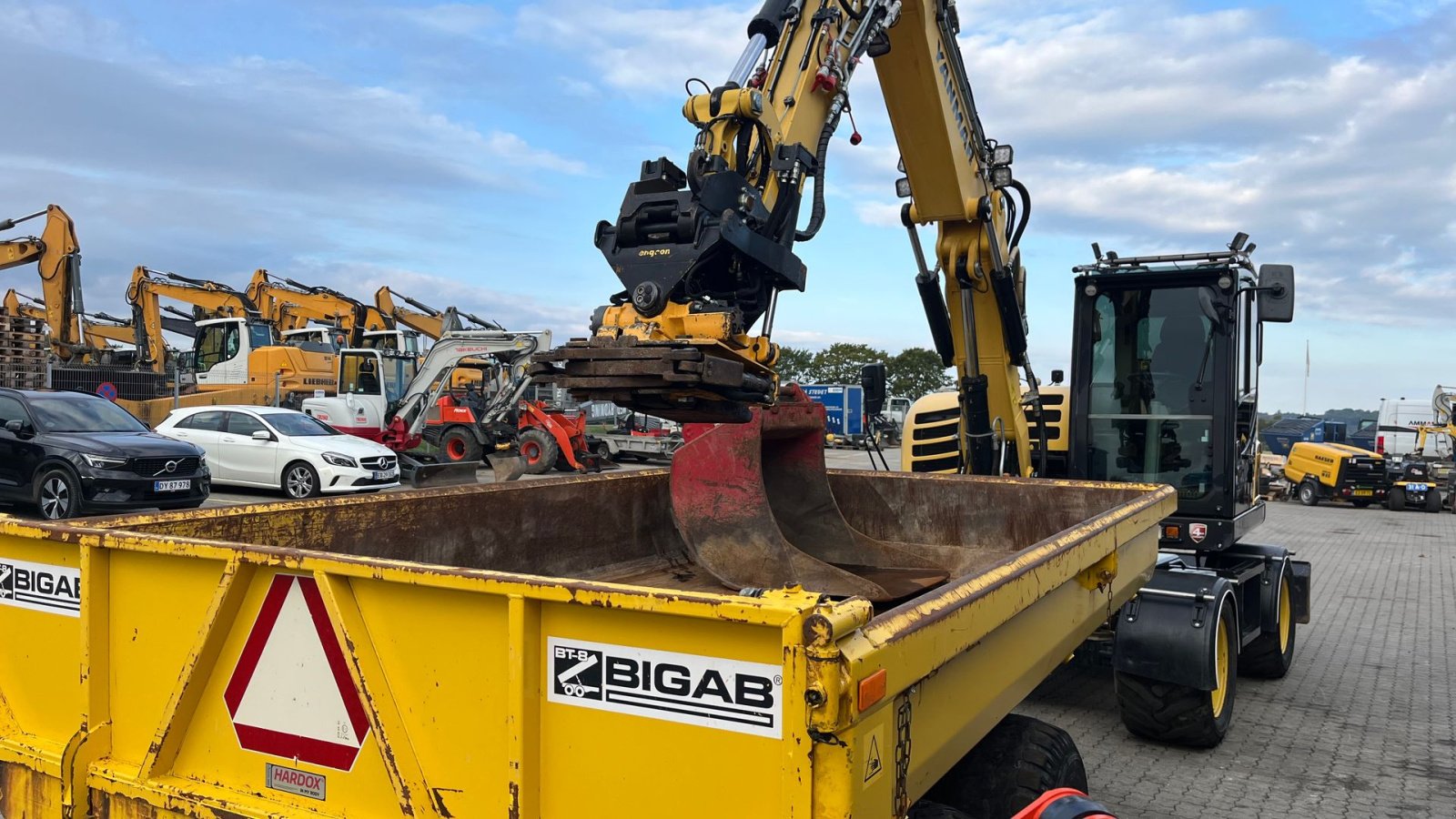 Bagger a típus Yanmar B95W Engcon rotortilt, vogn mm., Gebrauchtmaschine ekkor: Rønnede (Kép 4)