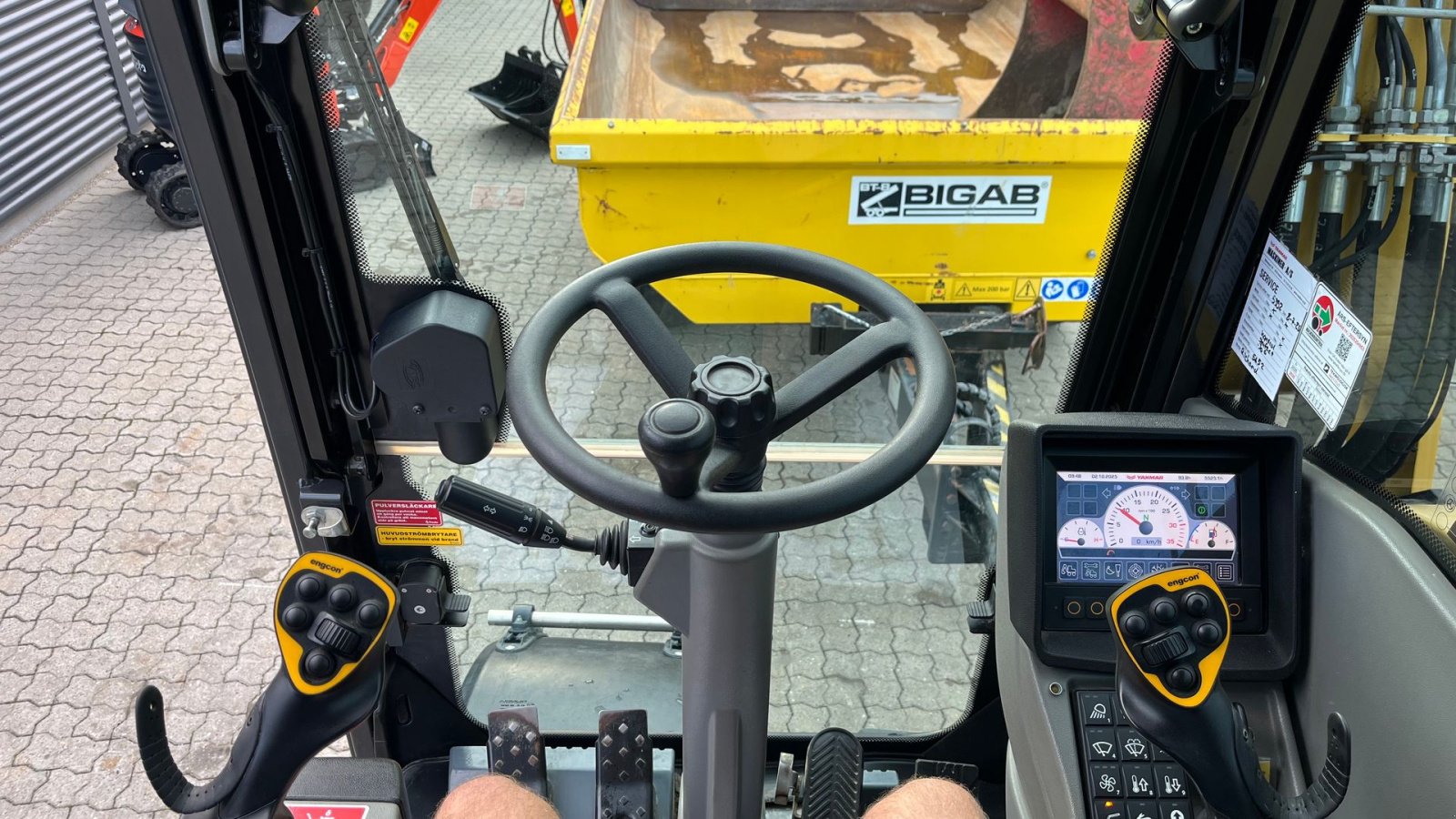 Bagger a típus Yanmar B95W Engcon rotortilt, vogn mm., Gebrauchtmaschine ekkor: Rønnede (Kép 12)