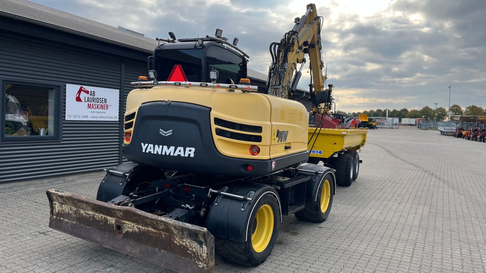 Bagger a típus Yanmar B95W Engcon rotortilt, vogn mm., Gebrauchtmaschine ekkor: Rønnede (Kép 17)