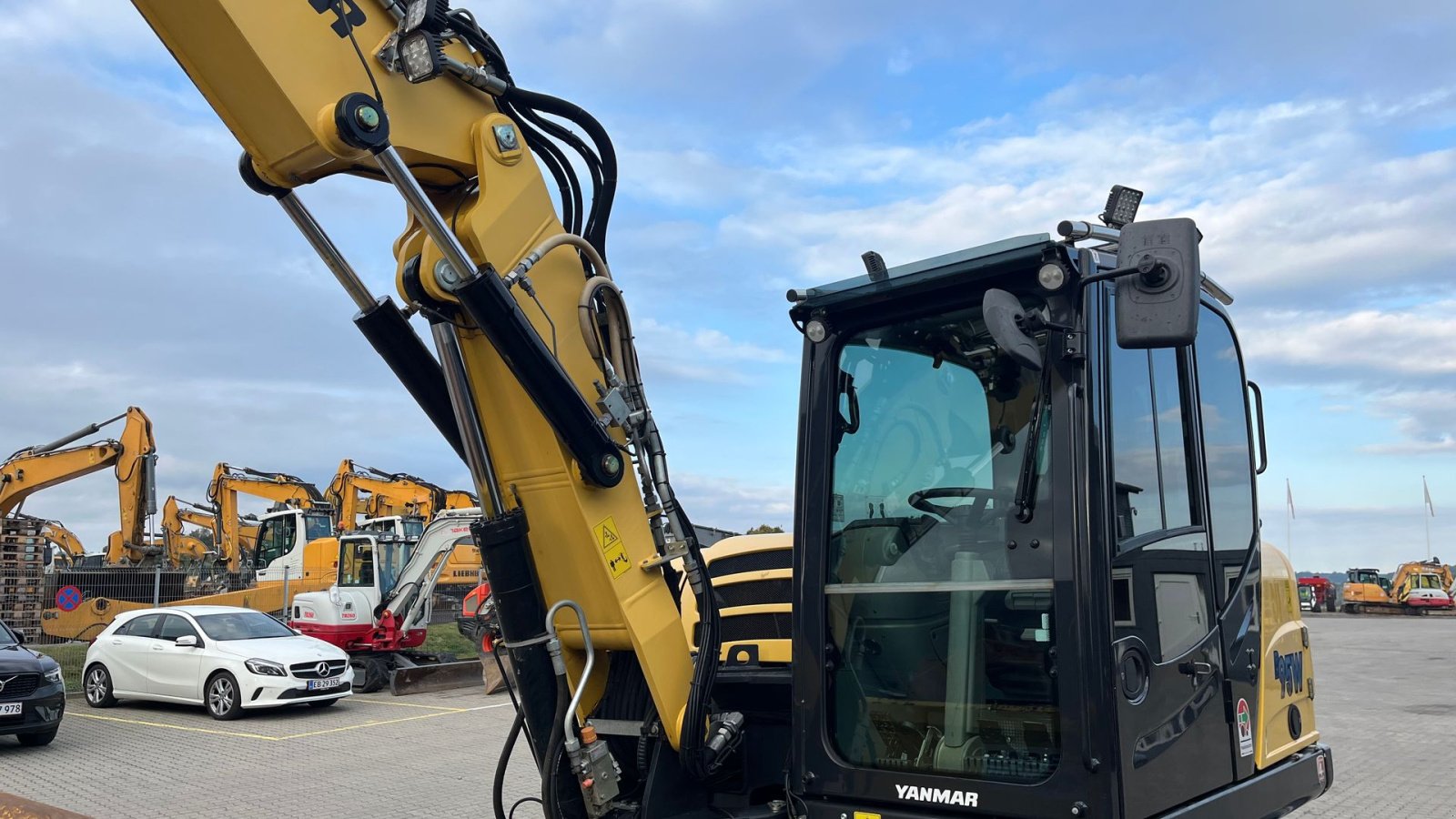 Bagger a típus Yanmar B95W Engcon rotortilt, vogn mm., Gebrauchtmaschine ekkor: Rønnede (Kép 8)