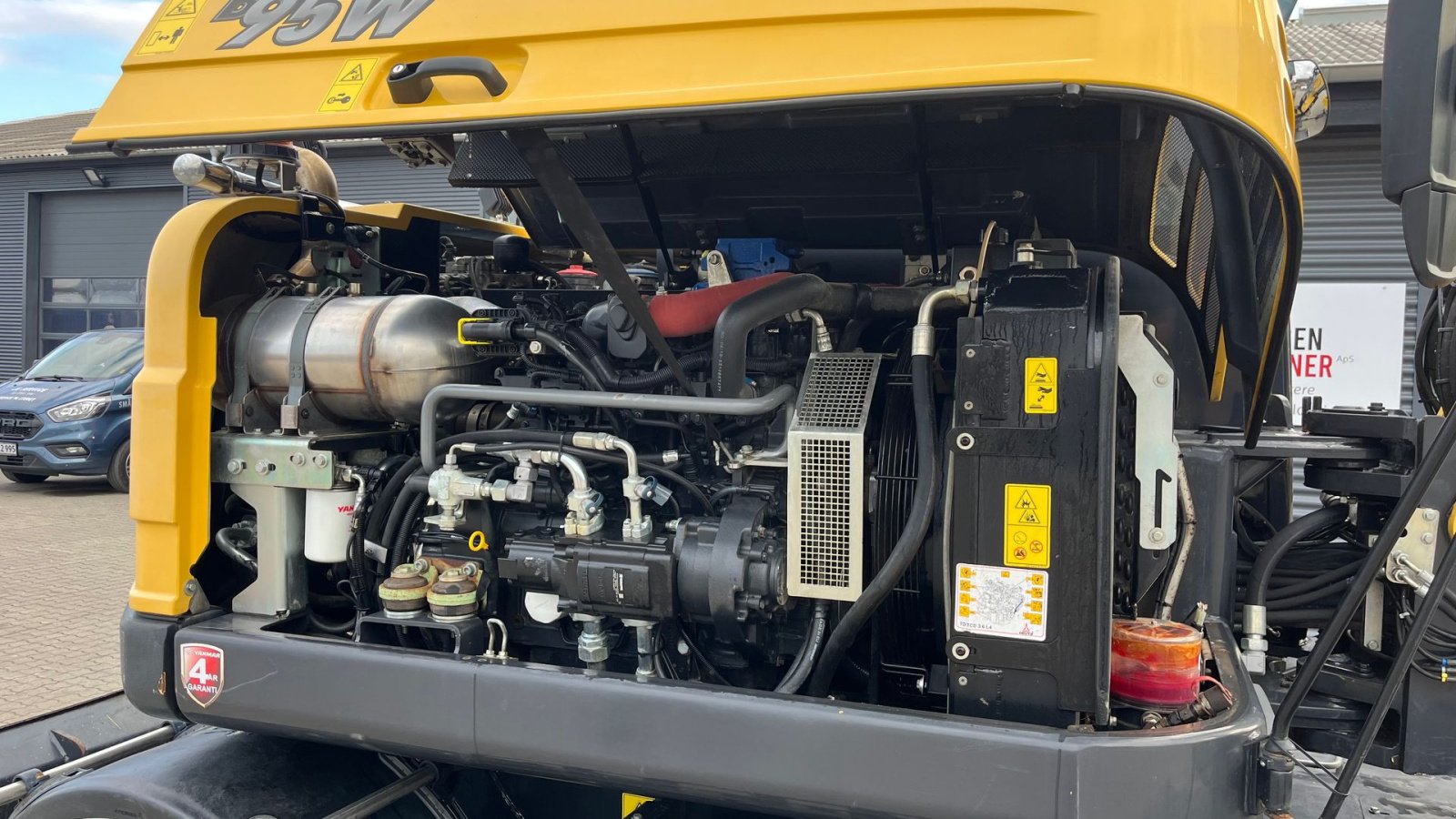 Bagger a típus Yanmar B95W Engcon rotortilt, vogn mm., Gebrauchtmaschine ekkor: Rønnede (Kép 22)