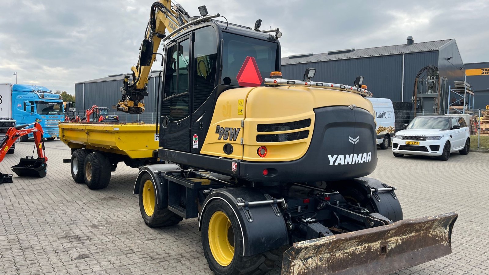 Bagger a típus Yanmar B95W Engcon rotortilt, vogn mm., Gebrauchtmaschine ekkor: Rønnede (Kép 15)