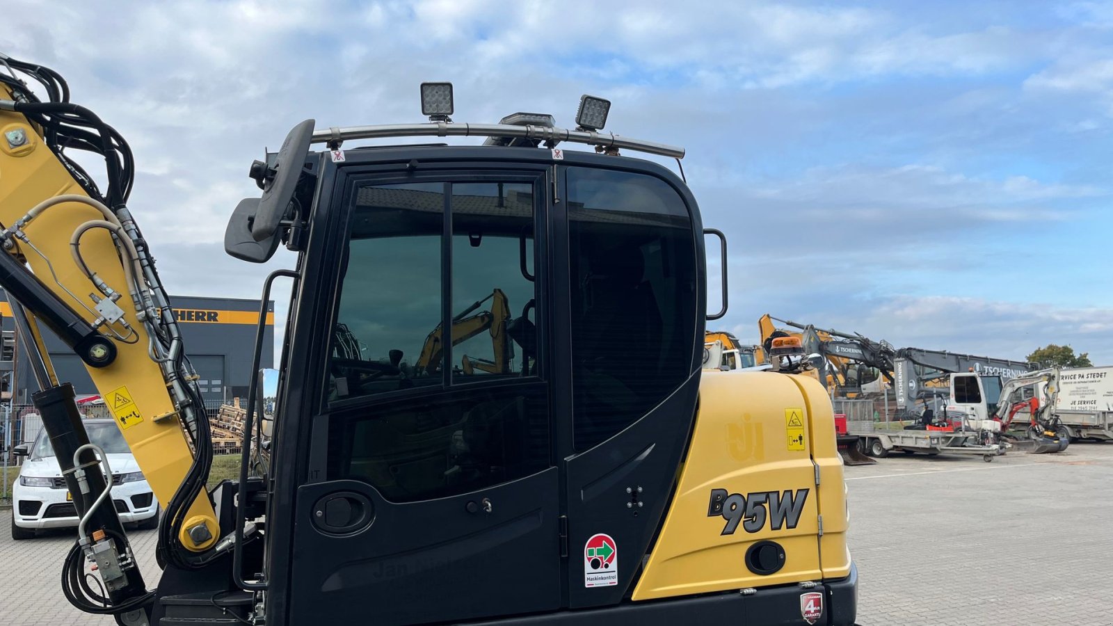 Bagger a típus Yanmar B95W Engcon rotortilt, vogn mm., Gebrauchtmaschine ekkor: Rønnede (Kép 11)