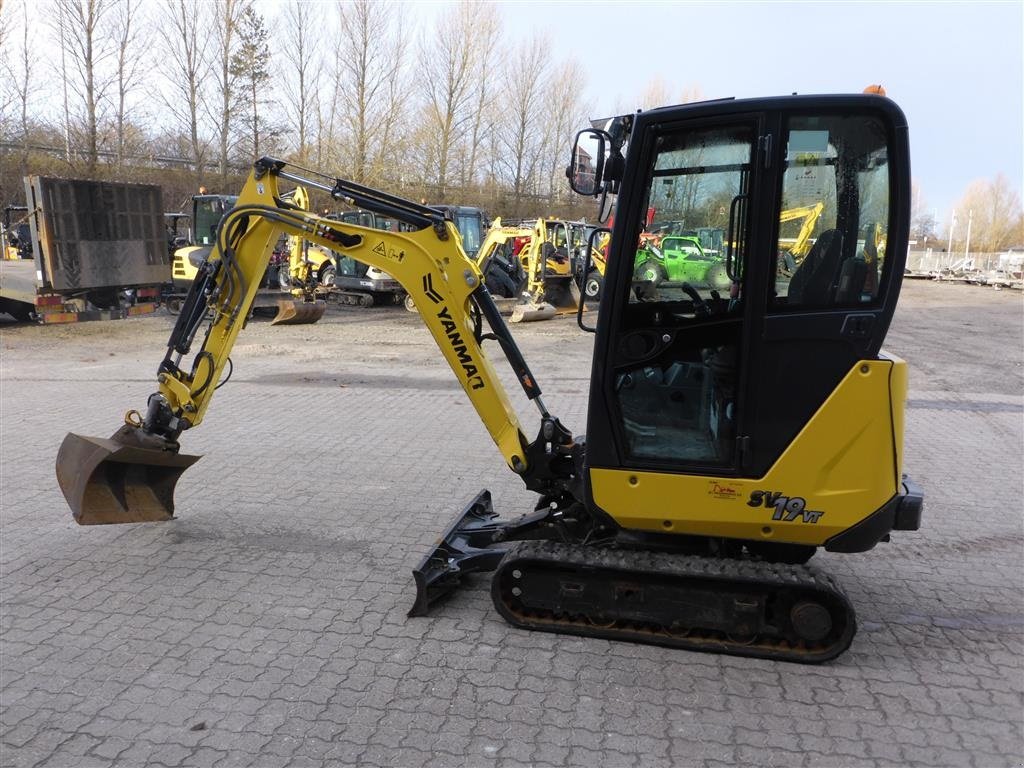 Bagger des Typs Yanmar SV 19 VT 2 dobbeltvirkende udtag  og tiltmanfæste, Gebrauchtmaschine in Nørresundby (Bild 7)