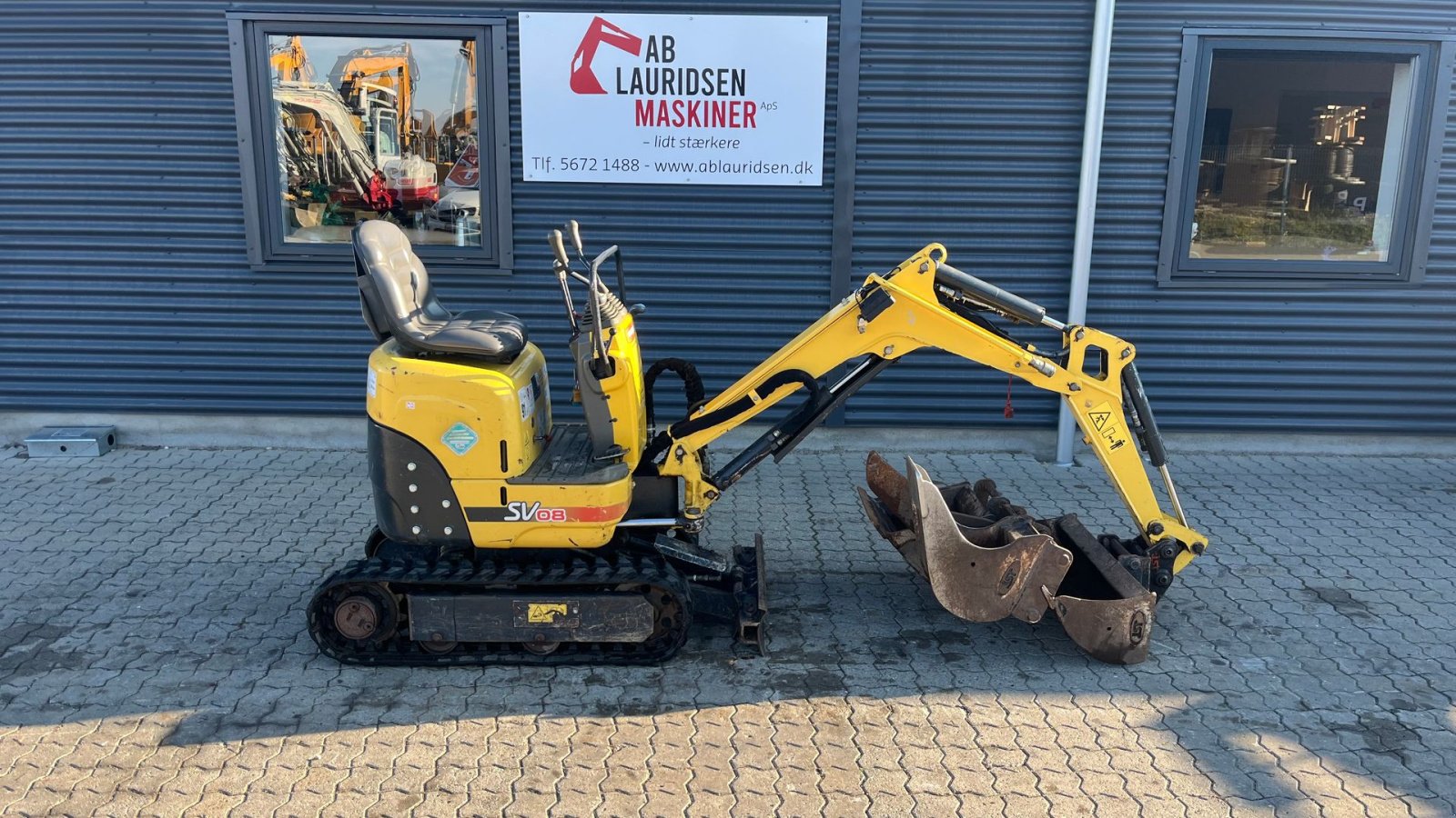 Bagger typu Yanmar SV08 Hurtigskifte 3skovle+gruppetand, Gebrauchtmaschine v Rønnede (Obrázek 1)