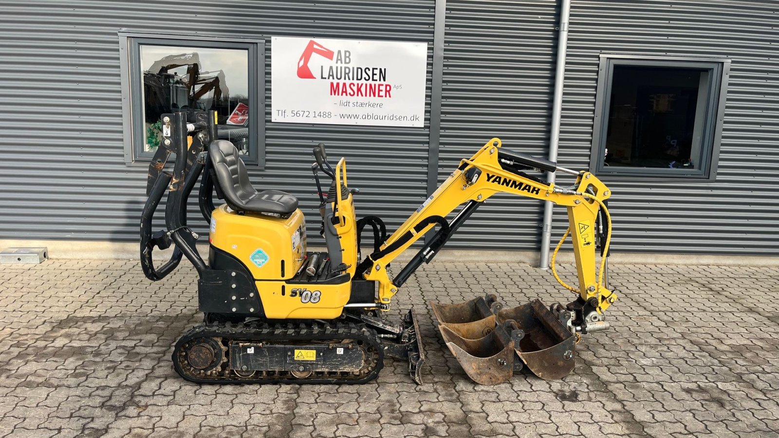 Bagger typu Yanmar SV08 Tiltman kun kørt 479t, Gebrauchtmaschine v Rønnede (Obrázek 1)