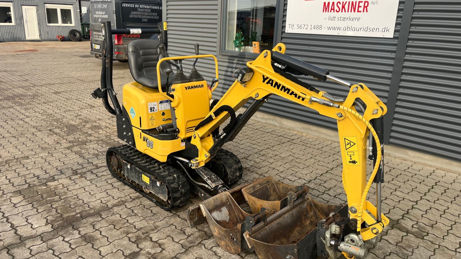 Bagger typu Yanmar SV08 Tiltman kun kørt 479t, Gebrauchtmaschine v Rønnede (Obrázek 3)