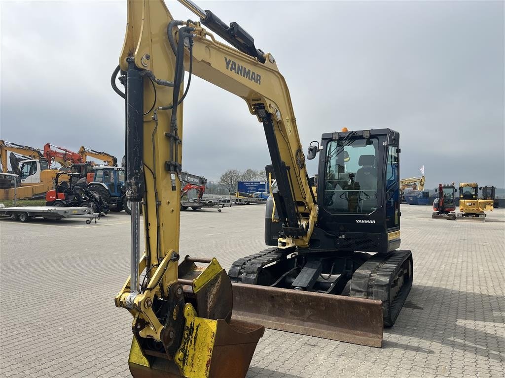 Bagger типа Yanmar SV100 2A Centralsmørring og hydraulisk hurtigskifte., Gebrauchtmaschine в Rønnede (Фотография 8)