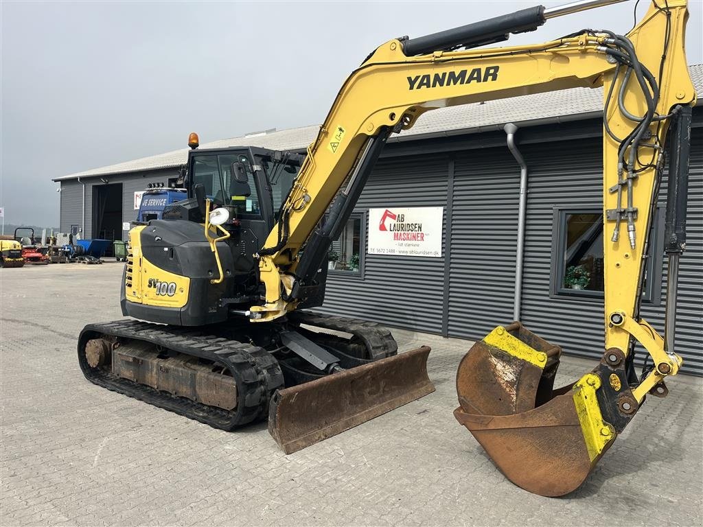 Bagger типа Yanmar SV100 2A Centralsmørring og hydraulisk hurtigskifte., Gebrauchtmaschine в Rønnede (Фотография 2)