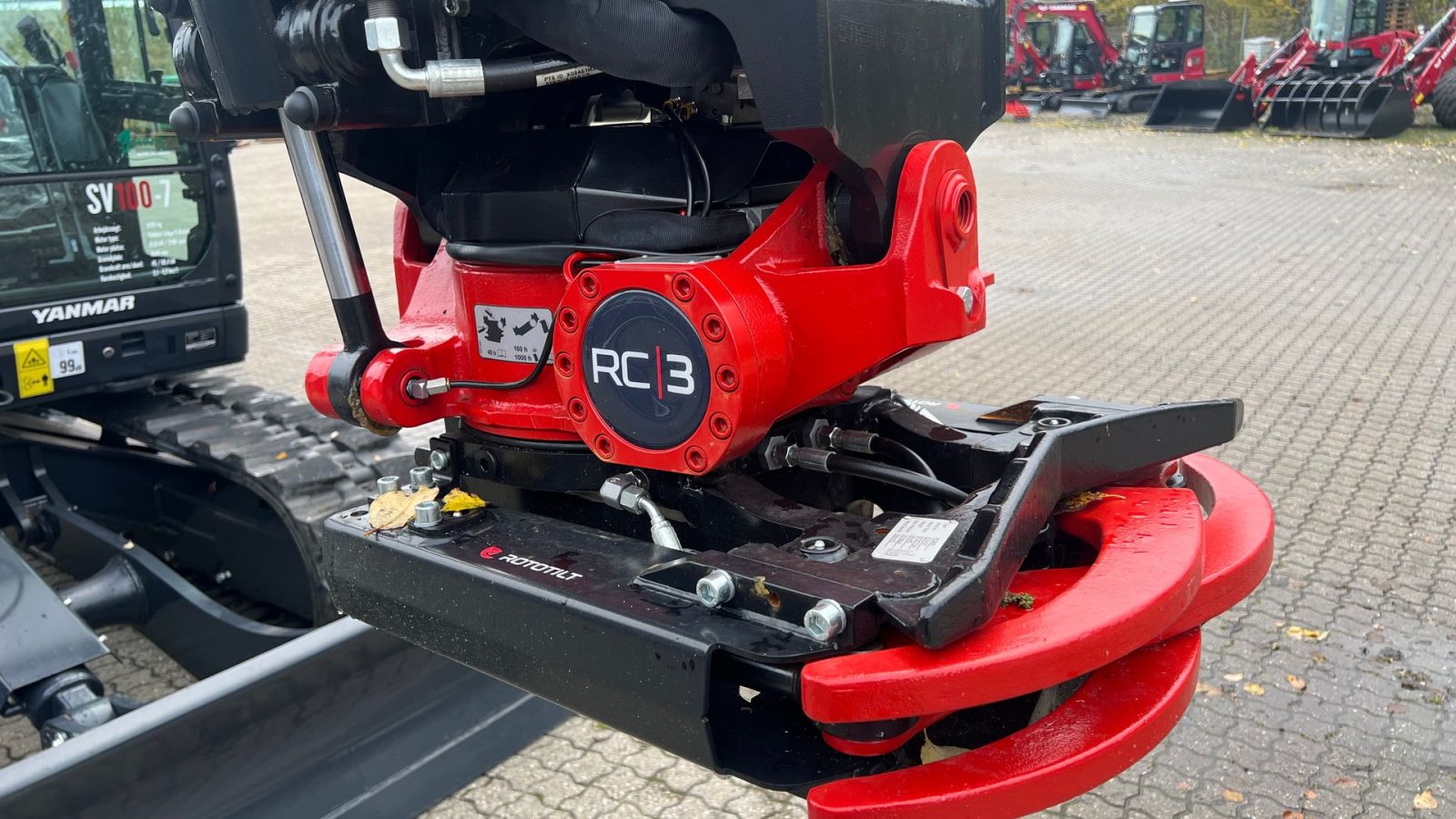 Bagger of the type Yanmar SV100-7, Gebrauchtmaschine in Slagelse (Picture 4)