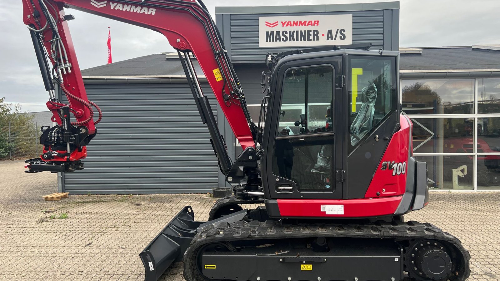 Bagger of the type Yanmar SV100-7, Gebrauchtmaschine in Slagelse (Picture 1)