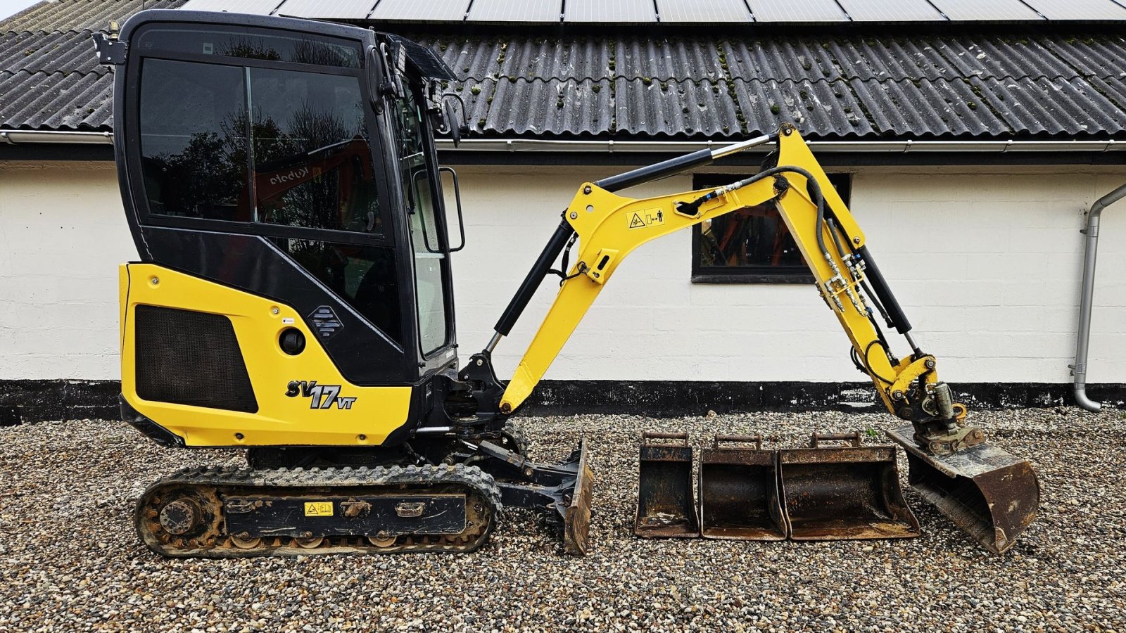 Bagger типа Yanmar SV17 / 2022 / 800 timer / tiltman & skovlsæt, Gebrauchtmaschine в Arden (Фотография 1)