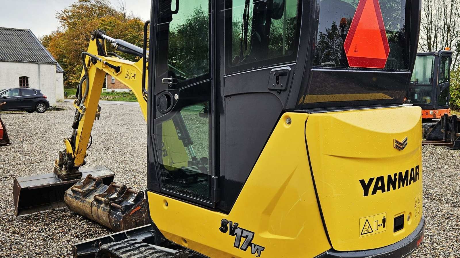 Bagger типа Yanmar SV17 / 2022 / 800 timer / tiltman & skovlsæt, Gebrauchtmaschine в Arden (Фотография 4)