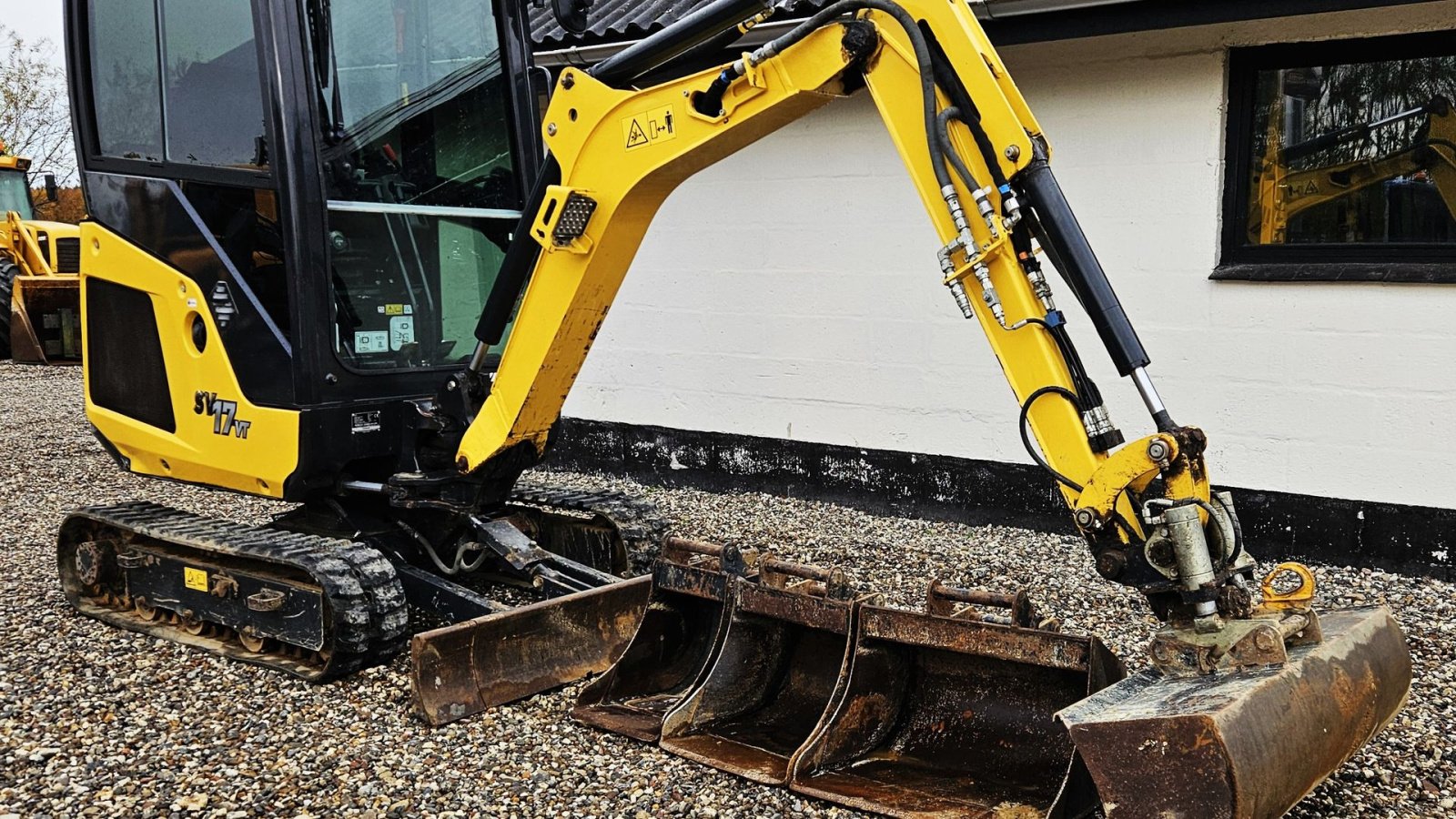 Bagger типа Yanmar SV17 / 2022 / 800 timer / tiltman & skovlsæt, Gebrauchtmaschine в Arden (Фотография 2)