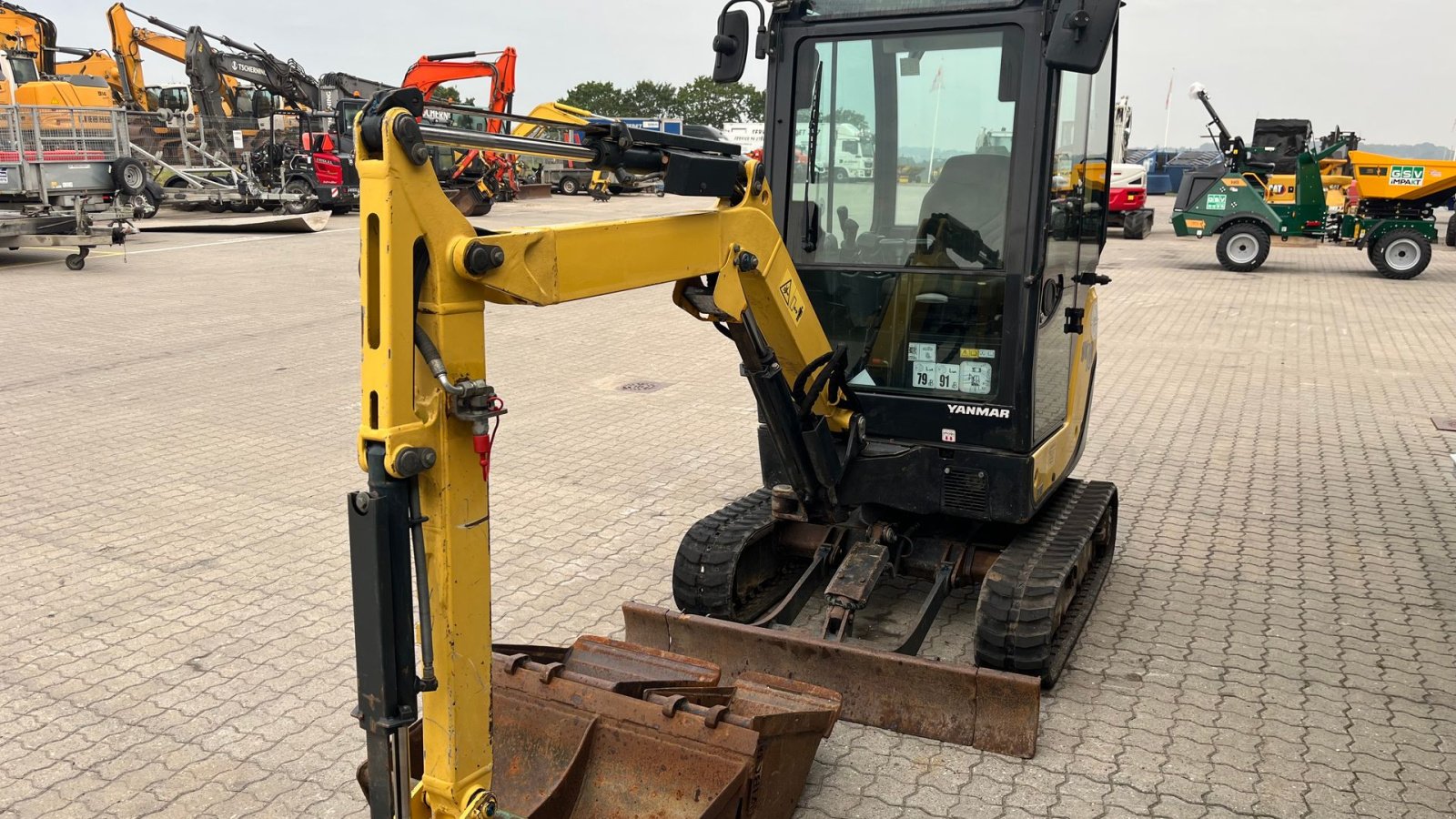 Bagger typu Yanmar SV18 Hurtigskifte +3skovle, Gebrauchtmaschine v Rønnede (Obrázek 4)