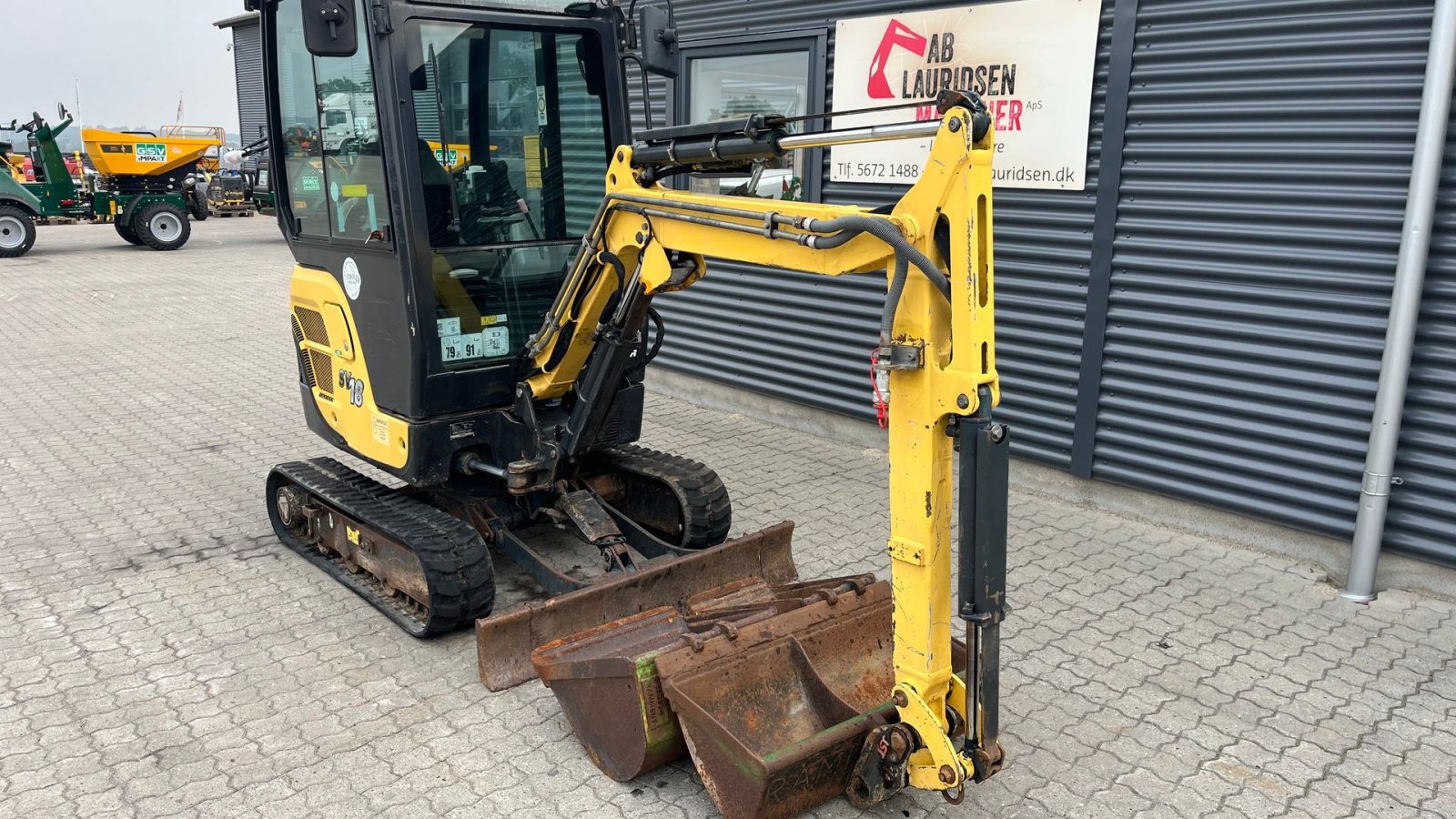 Bagger typu Yanmar SV18 Hurtigskifte +3skovle, Gebrauchtmaschine v Rønnede (Obrázek 2)