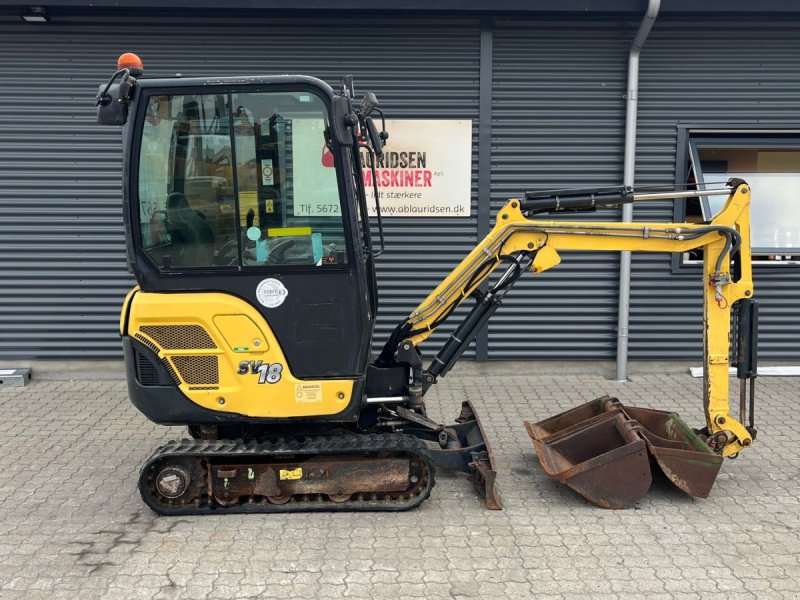 Bagger of the type Yanmar SV18 Hurtigskifte +3skovle, Gebrauchtmaschine in Rønnede (Picture 1)