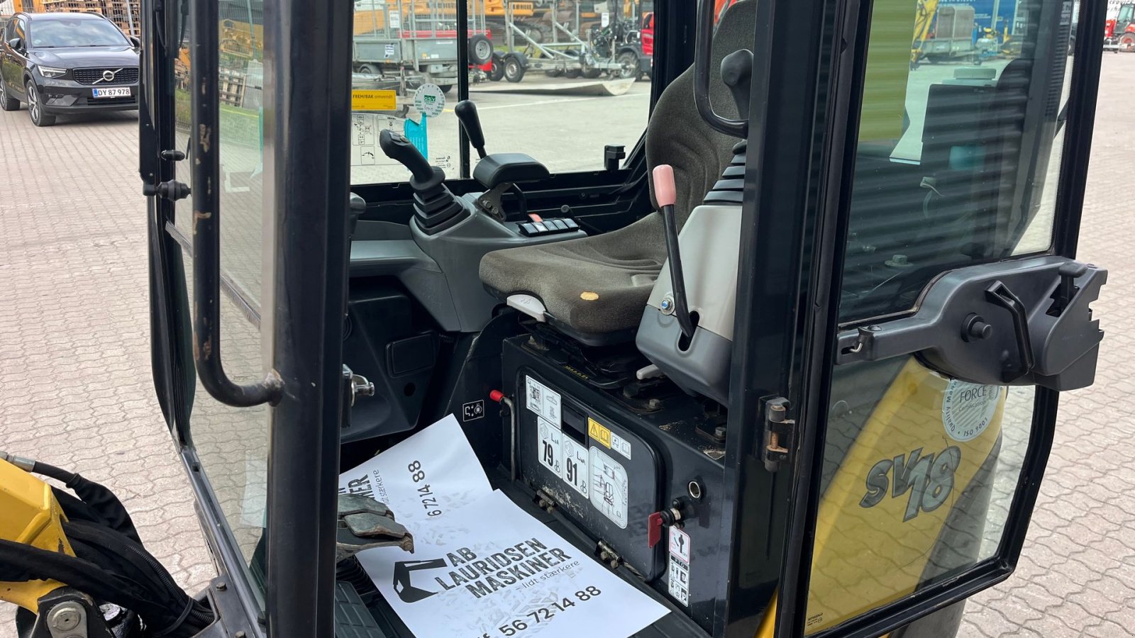 Bagger typu Yanmar SV18 Hurtigskifte +3skovle, Gebrauchtmaschine v Rønnede (Obrázek 9)