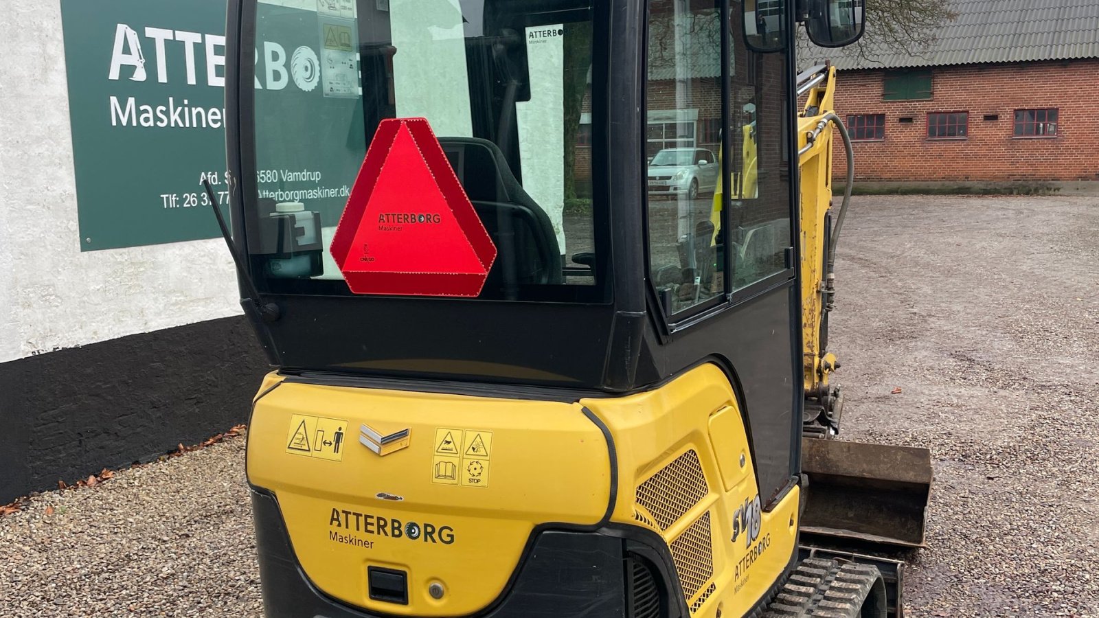 Bagger tip Yanmar SV18 Minigraver, Gebrauchtmaschine in Nykøbing Mors (Poză 3)