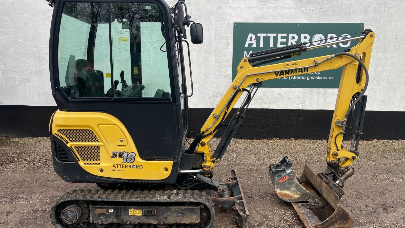 Bagger tip Yanmar SV18 Minigraver, Gebrauchtmaschine in Nykøbing Mors (Poză 2)